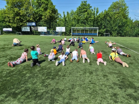 Trening sportowy w klubie „Górnika Radlin”